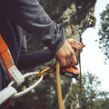 PETZL GRIGRI Sicherungsgerät, unterstütztes Bremsen, Klettern, Abseilen, Orange
