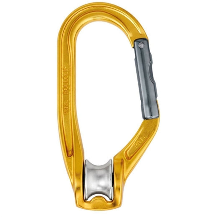 PETZL ROLLCLIP A Mousqueton pour poulettes Système de verrouillage à clé non verrouillable Jaune d'escalade - GoMilitar