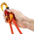 PETZL SmD RL Moschettone con bloccaggio Connettore di sicurezza leggero in alluminio Giallo