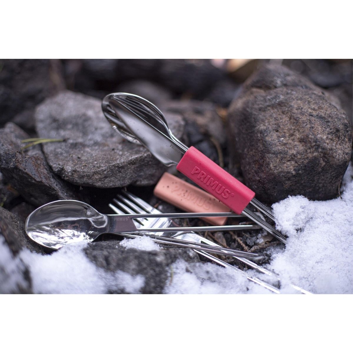 Primus Leisure Besteck Set Camping Wandern Messer Gabel Löffel Outdoor Leicht