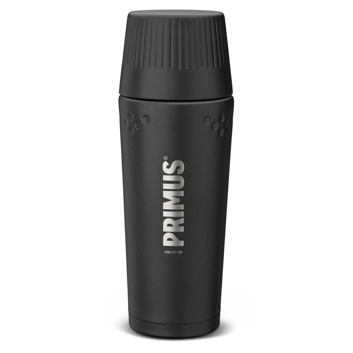 Primus TrailBreak Vakuumflasche 500 ml, 24 Stunden Wärme- und Kältespeicherung, schwarzer Mate – GoMilitar