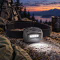 Lampada frontale Princeton-Tec Quad tattica MPLS multicolore 78 lumen IPX7 nera
