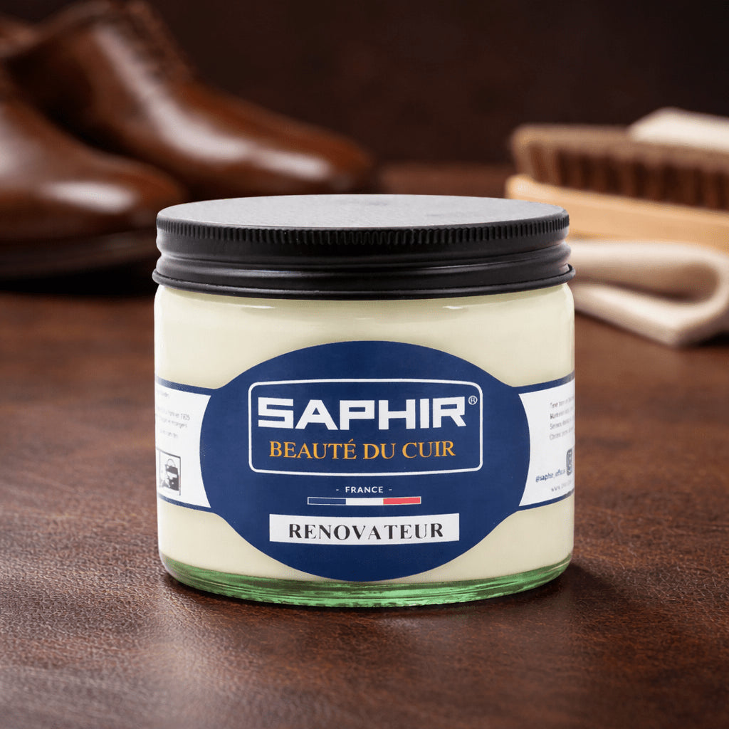 Saphir Renovateur Crema Balsamo per Scarpe Total Care Pelle Liscia Vaso da 250 ml