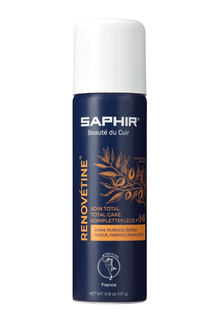 Saphir Renovétine Suede & Nubuck Renovator Spray 200ml Dark Brown - GoMilitar