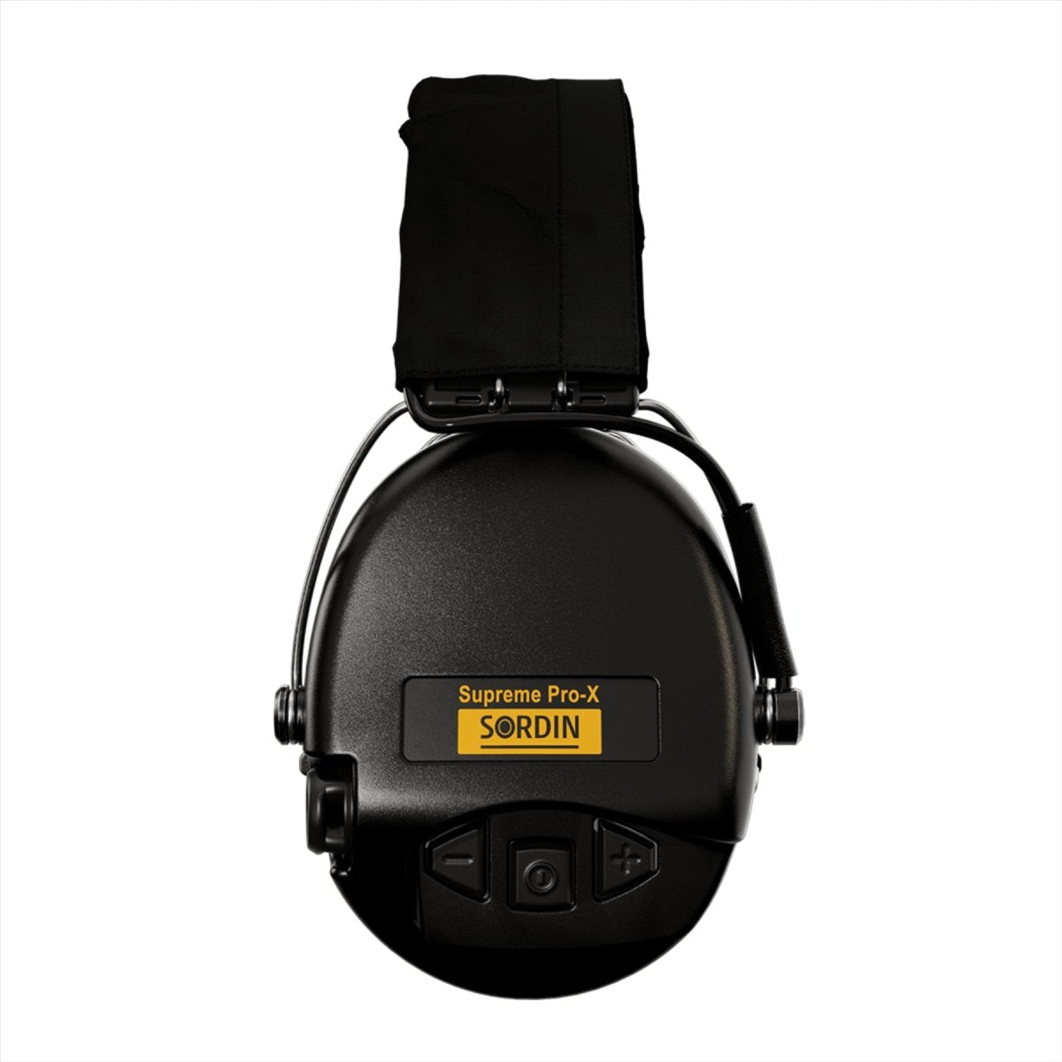 Sordin Supreme Pro-X LED Gehörschutz-Headset für elektronisches Schießen, Schwarz