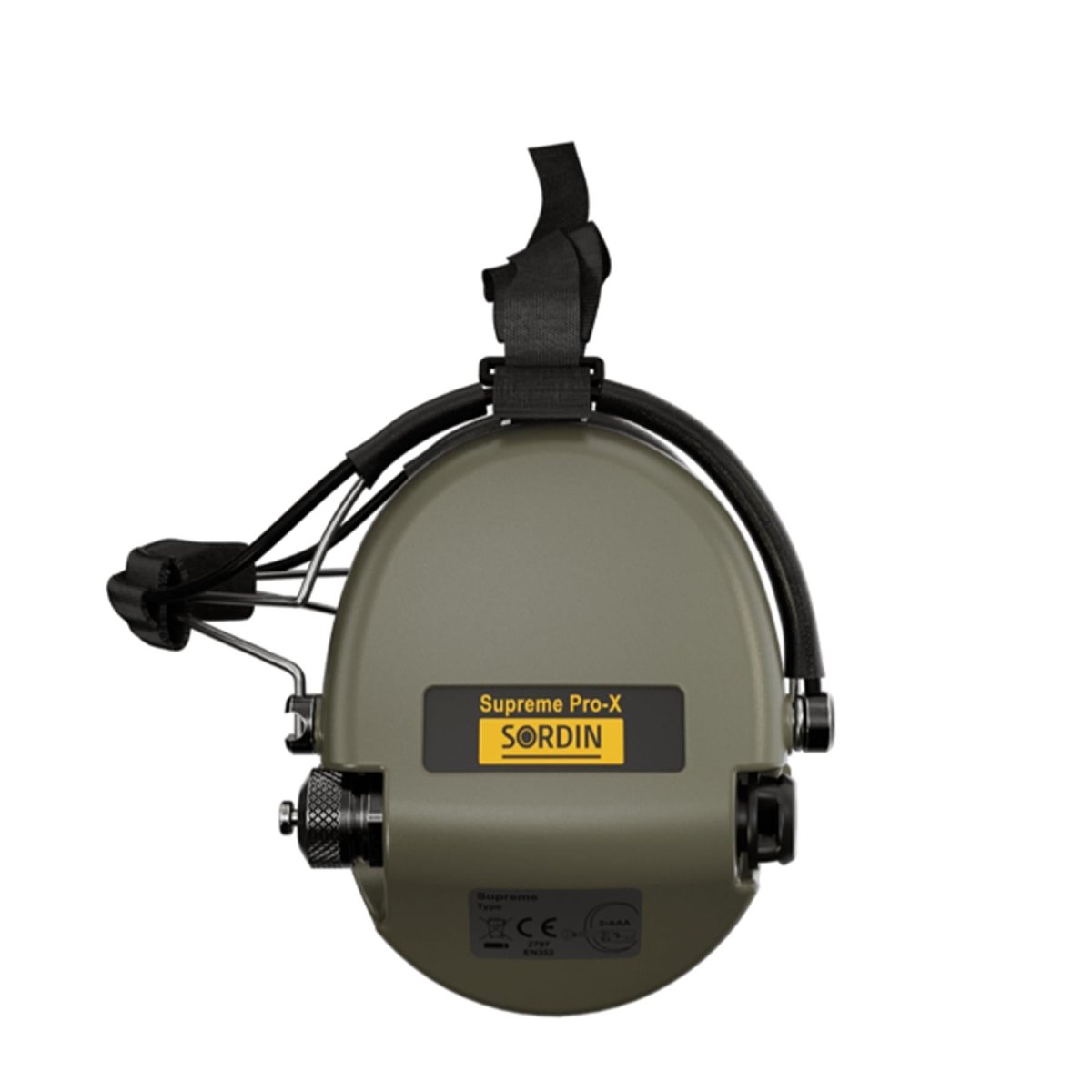 Sordin Supreme Pro-X Tour de cou Protection auditive électronique sur l'oreille Son ambiant