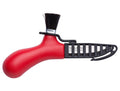 Swedish Knife MORA Mushroom Picking Stainless Steel real Horsehair Brush Red