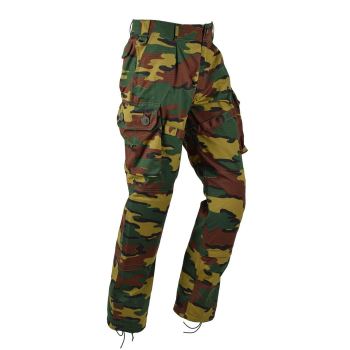 TACGEAR Feld-Cargo-Kampfhose der belgischen Armee im Jigsaw-Camouflage-Ripstop – GoMilitar
