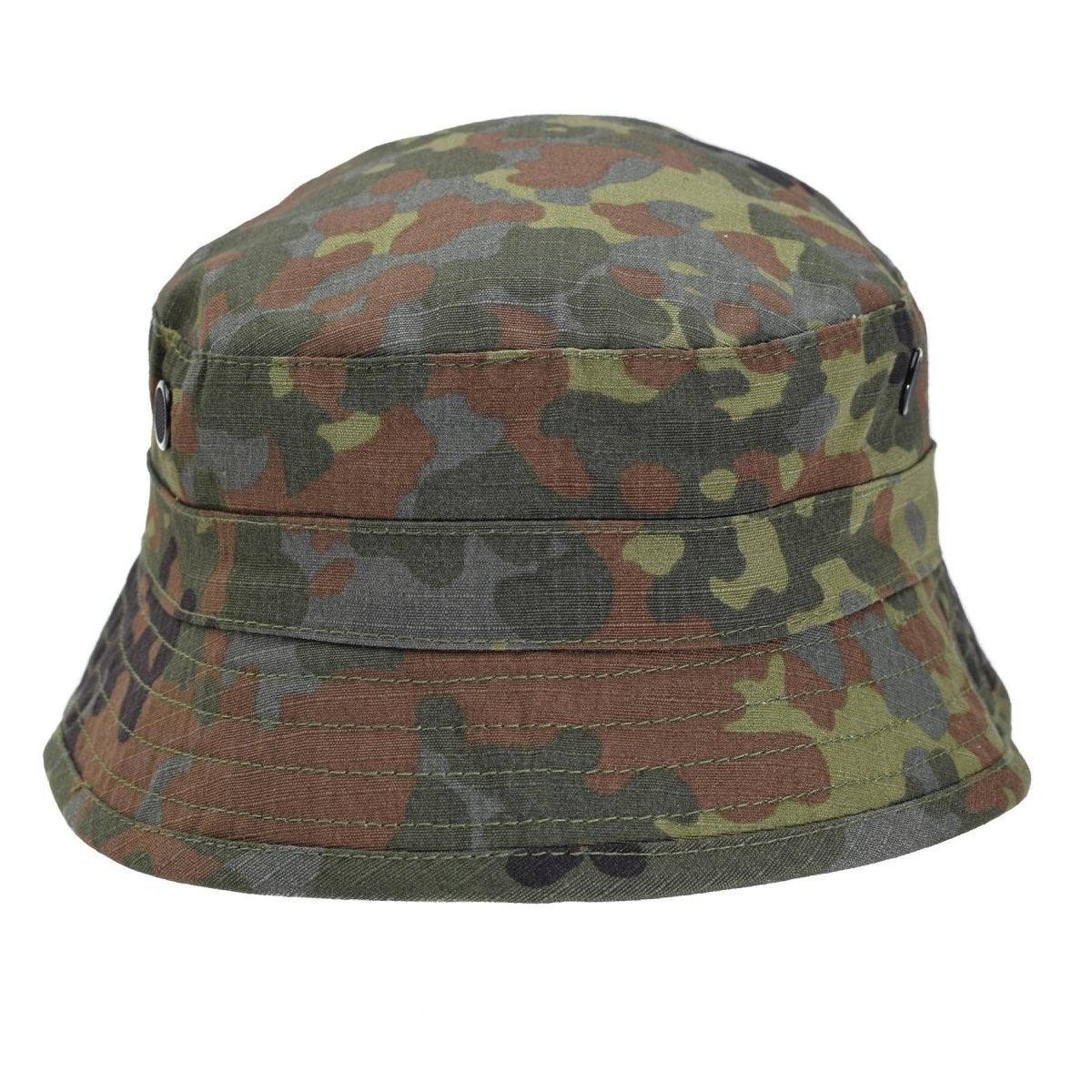 TACGEAR Marke Boonie-Hut im Stil der Bundeswehr Flecktarn-Ripstop-Anglerhut