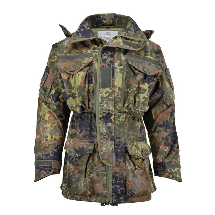 TACGEAR Marque Veste smockée de style militaire allemand commando flecktran Fermeture éclair YKK - GoMilitar
