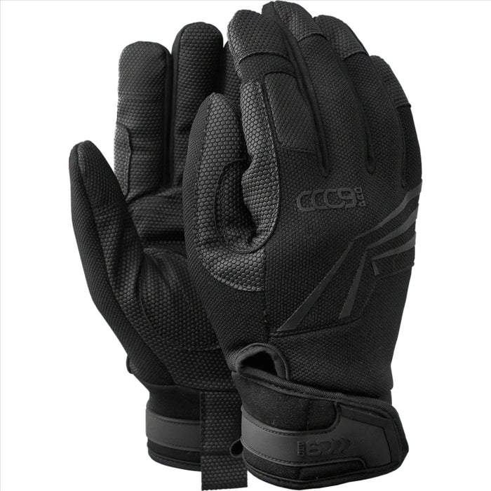 TAMREX PRO – 6000 Taktische Handschuhe, langlebiger Diamond Grip, Klettverschluss, Schwarz – GoMilitar