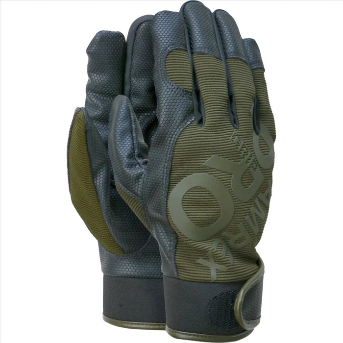 TAMREX PRO Grip Arbeitshandschuhe, strapazierfähiges Pu-Textil und Spandex, Schwarz – GoMilitar