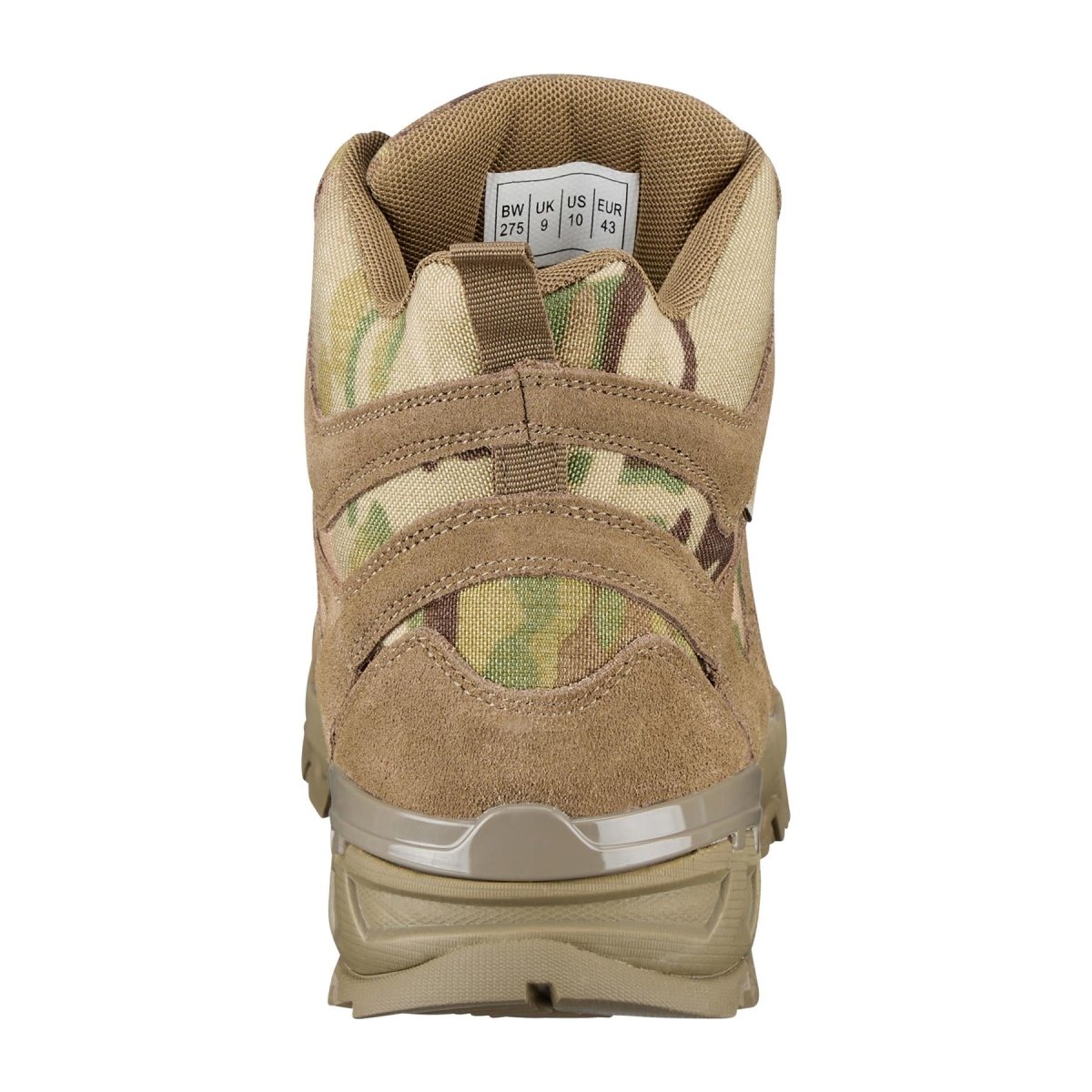 Teesar SQUAD MULTICAM side zipped boots camping hiking trekking combat footwear