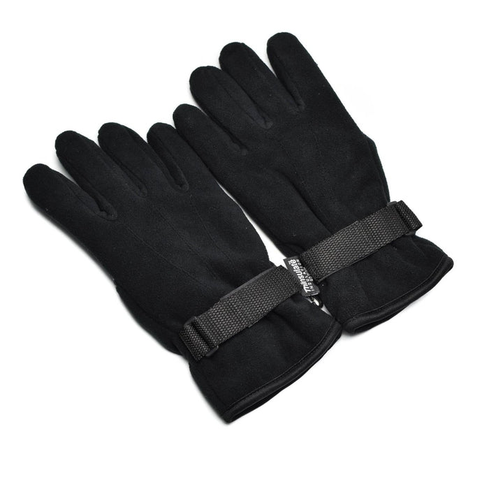 Thinsulate-Innenhandschuhe aus Fleece, Winter, Schwarz, lässig, kampftaktisch, rutschfester Griff – GoMilitar