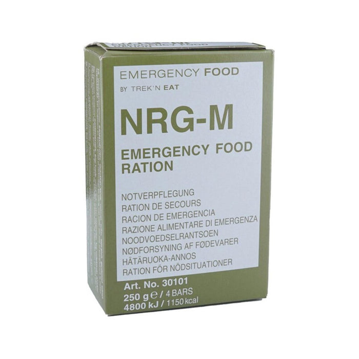 Trek'N Eat NRG-M Army Emergency Survival Food Pack Prepper, verzehrfertig, 275 g – GoMilitar