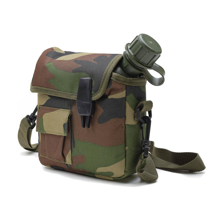 Flaschenflasche im US-Militärstil, 2 Liter, Alice-Woodland-Muster, Schultergurt – GoMilitar
