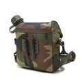 U.S. Military style Flask canteen 2 liters alice woodland pattern shoulder strap